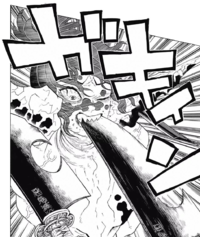 Gyutaro catches Tengen's blade