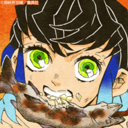 Inosuke colored profile (unmasked) 3