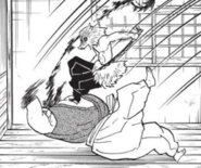 Inosuke defeating the Horned Demon.png
