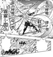 Kanao and Zenitsu attacking Muzan CH190