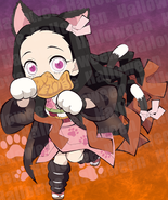 Nezuko Halloween icon