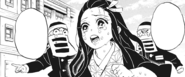 Nezuko finally reaches her brother