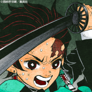 Tanjiro colored profile 2