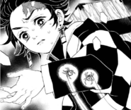 Tanjiro discovering the spiders CH 29