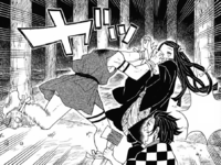 The Temple Demon's body attacking Nezuko CH2